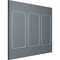 Ekena Millwork 31-in. W x 62-in. H Seville Panel Moulding Kit Triple Panel PMLKSE31X62C - alternate 9